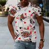 3D T-shirt 2023 Ny Mens Casual Street Shooting Style 3D-tryckt T-shirt Kort ärm Nej