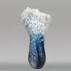 Vaser Ny ankomst havs havsvåg vas handgjorda hartsar konst blomma potten prydnad modernt skrivbord vardagsrum kreativt heminredning