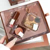 italian Style Cocoa Makeup Gift Set Waterproof Lg-lasting Matte Lip Gloss Natural Blush Shimmer Eyeshadow 3 IN 1 Beauty Kit m53E#
