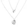 Chains 2024 Moon & Spinning Tree Of Life Pendant Necklace Real Sterling Silver Fashion Choker Jewelry Female For Women