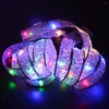 Christmas Decorations Decoration LED Ribbon Fairy Lights Tree Ornaments For Home 2024 DIY Bows Light String Navidad Year