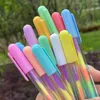 6pcs Sparkly Gel Pens 6 Colors Fine Point Gradient Highlighter Markers Colored Ink Penc Painting Graffiti Marker Pen