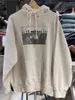 Hoodies femininos retro carta gráfica grosso outono algodão quente bolso casual pulôver topos oversized chique doce y2k camisolas