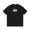 디자이너 핫 판매 남자 티셔츠 스포츠웨어 디자이너 반바지 편지로 자수 고급 무지개 색 컬러 여름 스포츠 패션면 티셔츠
