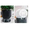 Vaser Hydroponic Green Plant Plastic Vase Delicate Modern Home Self Watering Flower Potten For Apartment Office Decor
