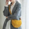 Sacos de cintura Nylon Crossbody para Mulheres Mulheres Japonesas Leve Pequena Satchel Underarm Simple Dumpling Pack