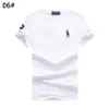 Men's exquisite brand Polos pony embroidery, pure cotton wrinkle resistant short sleeved Polo shirt, round neck T-shirt, men's comfortable slim fit top, summer clothing