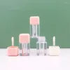 저장 병 100pcs 4ml 빈 미니 스퀘어 립글로스 튜브 립 유약 컨테이너 플라스틱 액체 립스틱 병 화장품 포장