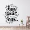 Stickers muur stickers Home Sweet Home Quotes Stickers Vinyl familietak muurschilderingen voor slaapkamer woonkamer Decor verwijderbaar behang HJ2237