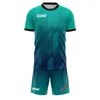 Herrspårar Summer 2 PCS/Set Running Set Dreatoble Tennis Sports Suit Training Quick Dry Badminton T-Shirt Basketball Set