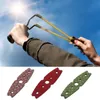 High Quality Hunting Outdoor Microfiber Set Of Ejection Free Leather Slingshot Accessories 10 Pieces Pocket / Artif Qbsfx
