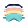 women Imitated Silk Sleep Eye Mask Portable Travel Eyepatch Nap Eye Patch Rest Blindfold Eye Cover Slee Mask Night Eyeshade 28oC#