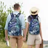 Backpack Blue Green And Purple Conch Male School Student Female Large Capacity Laptop
