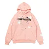 Young Thug Star Same Style Sp5der 5555555pink Hoodie Mens and Womens Pantal