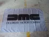 Acessórios Bandeira prateada DMC para carro, banner prateado DMC, tamanho 90X150CM,