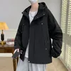 Herrenjacken, Kleidung, lässige Windjacke, Straßen-Baseballjacke, modische Frühlings-Kapuzenjacke mit Reißverschluss