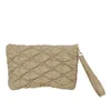 Women Pu Leather Handbag Y2K Small Slimant Elegant reled Ruched Wallet المحافظ الفاخرة للمحافظات السيدات المسائية اليومية الحقيبة 240315