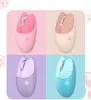 Möss 24G Wireless Optical Mouse Cute Cat Cartoon Mute Computer Ergonomic Mini 3D Office for Kid Girl Gift PC Laptop5628927