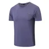 Sports loose short sleeved fitness breathable quick drying T-shirt top UA high-quality ice silk summer running training casual