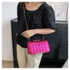 Designer Luxury fashion Shoulder bags New Womens Bag 2023 Pearl Fashion Versatile Small Square Bag Candy Light Luxury Feeling Korean Single Shoulder Crossbody Wome