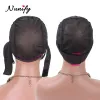 Hairnets Captled Caption Caps لصنع غطاء شعر مستعار Band Band Caps و Hair Grip Mesh Dome Cap Cap مع حزام قابل للتعديل