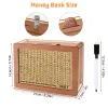 Pudełka pieniądze oszczędności czas na pieniądze oszczędzanie monet gotówek monety moneybox japońskie brzeg świnki drewniany z oszczędnością