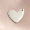 Charms WZNB 5Pcs Hearts Stamping Blank Pendant For Jewelry Making Handmade Earring Bracelet Necklace Diy Accessories