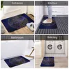 Carpets Space Bedroom Mat Northern Hemisphere Constellation Zodiac Astrology Doormat Flannel Carpet Outdoor Rug Home Decoration