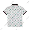 24SS Men Designer Tee Polo koszulki męskie druk polo tshirty bawełniane kobiety zamień kołnierz klasyczny kreskówka drukowana czarna biała 3xl xxxl