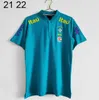 Camisa de futebol retrô brasileira ROMARIO RIVALDO Brasil CARLOS Ronaldinho camisa de futebol 1998 2002 KAKA 2006 2000 1994 1970 1950 PELE camisa de futebol vintage