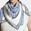 Lüks Eşarp Tasarımcıları İpek Eşarp Kadınlar İçin Klasik Monogram Desen Kare Eşarplar Şal Tasarımcısı Türban Kafa Kafa Eşarp Üst Moda Marka L Mektup 90cm