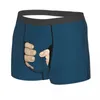 Sous-vêtements drôles mains saisissant sous-vêtements mâle sexy imprimé personnalisé dessin animé humour créatif boxer slips shorts culotte respirant