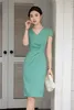 Casual Dresses Plus Size 5XL Formal Elegant Styles For Women Business Work Wear Slim Hips Ladies Office Professional Vestidos Tops