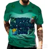 Ny vuxen barns t-shirt St. Patricks Day 3D-tryckt T-shirt