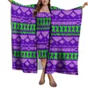 Vestidos de festa est samoan design personalizado polinésia tribal mulheres praia protetor solar xale sarong cachecol senhora vestido leve conjunto