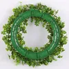 Kwiaty dekoracyjne St. Patrick's Day Faux Wreath 2024 Spring Outdoor Patio drzwi wiszący Wianek na Drzwi Wiosenny Decor Room