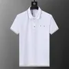 Designer luxury men's polo shirt t-shirt business casual short sleeve 100% cotton high quality moisture wicking golf shirts tops summer mens clothing