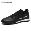 American Football Shoes Miulifeugg Profissional Soccer Men não deslize botas de treinamento rápido Sports Sneaker Five Indoor