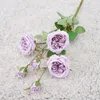Bouquets de roses décoratives faites à la main, fausses fleurs artificielles en soie, décoration de maison, simulation d'art Floral pour salon