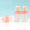 5ml 미니 귀여운 아이스 캔디 모양 리필 가능한 빈 립글로스 병 핑크 DIY 메이크업 플라스틱 포장 ctainers 립글로스 튜브 O2E6#