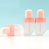 5ml Mini Cute Popsicle Shape Refillable Empty Lipgloss Bottle Pink DIY Makeup Plastic Packaging Ctainers Lip Gloss Tube o2E6#