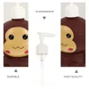 Liquid Soap Dispenser Cartoon Lotion Shampoo Bottle Push Type Pump Press Body Wash Empty Child