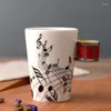 Tazas Taza De Cerámica Para El Hogar Ins Música Café Pareja Taza Regalo