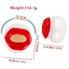 geeba Red Lip Glans Trainer Male Ghost Exerciser Str Relief Doll Soft Silice Masturbator Penis Massage Sex Toys For Adult 72wv#