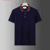 New Mens Stylist Polo-Shirts Luxury Italie Mens 2024 Designer Vêtements Clain à manches courtes pour hommes