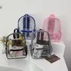 Школьные сумки, прозрачный рюкзак из ПВХ большой емкости, уникальный дизайн, водоотталкивающий, индивидуальный для женщин, 2024, повседневная мода, распродажа