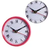 Wall Clocks 80mm Diameter Metal Watch Head Inlaid Crystal Clock Craft Case Quartzs Movement Part DIY Accessory