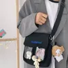 Sacs à bandoulière japonais lycée filles bandoulière toile livre sac Transparent Itabag femmes sacs à main JK deuxième