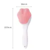 Brosse pour le visage en silice, instrument de nettoyage manuel, poignée du nez, nettoyage des points noirs, dieu créatif, brosse de nettoyage des rayures pour chat, O6FM #