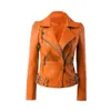 Novo design barato respirável feminino elegante 2023 jaquetas de couro de alta qualidade